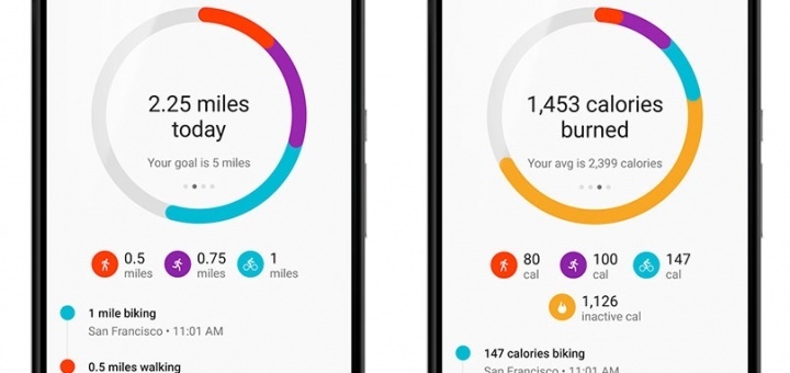 Google Fit update