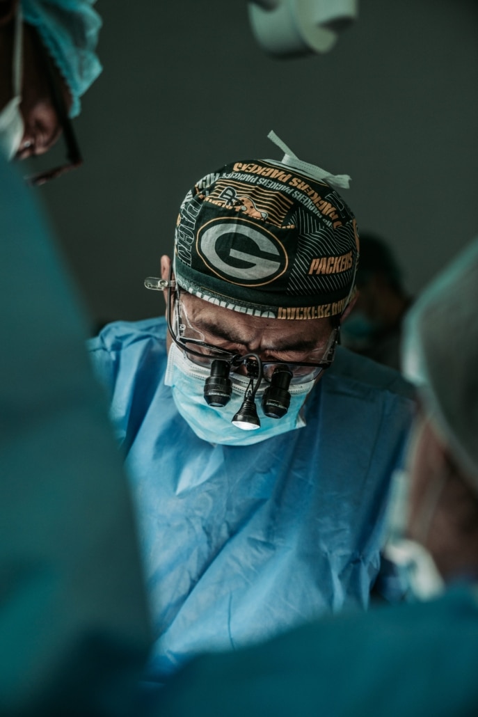 Dokter tijdens operatie
