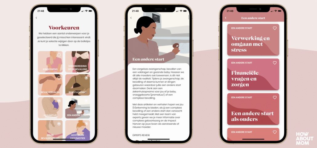 Een Andere Start How About Mom app