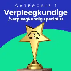 Genomineerd voor de Smarthealth Sammie Award voor Verpleegkundige/verpleegkundig specialist zijn Fleur Toonders (Amphia) en Arjen Wignand (Amsterdam UMC). Genomineerd voor de Smarthealth Sammie Award voor Verpleegkundige/verpleegkundig specialist zijn Fleur Toonders (Amphia) en Arjen Wignand (Amsterdam UMC).